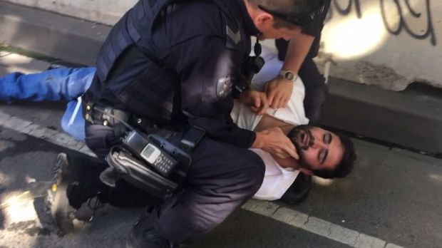 Both suspects in custody. Suspects appear to be of Middle Eastern appearance. Eyewitness accounts state that bystanders apprehended the suspects before Police arrived. Police have not ruled out terrorism as the motivation. Images - @FairfaxMedia   