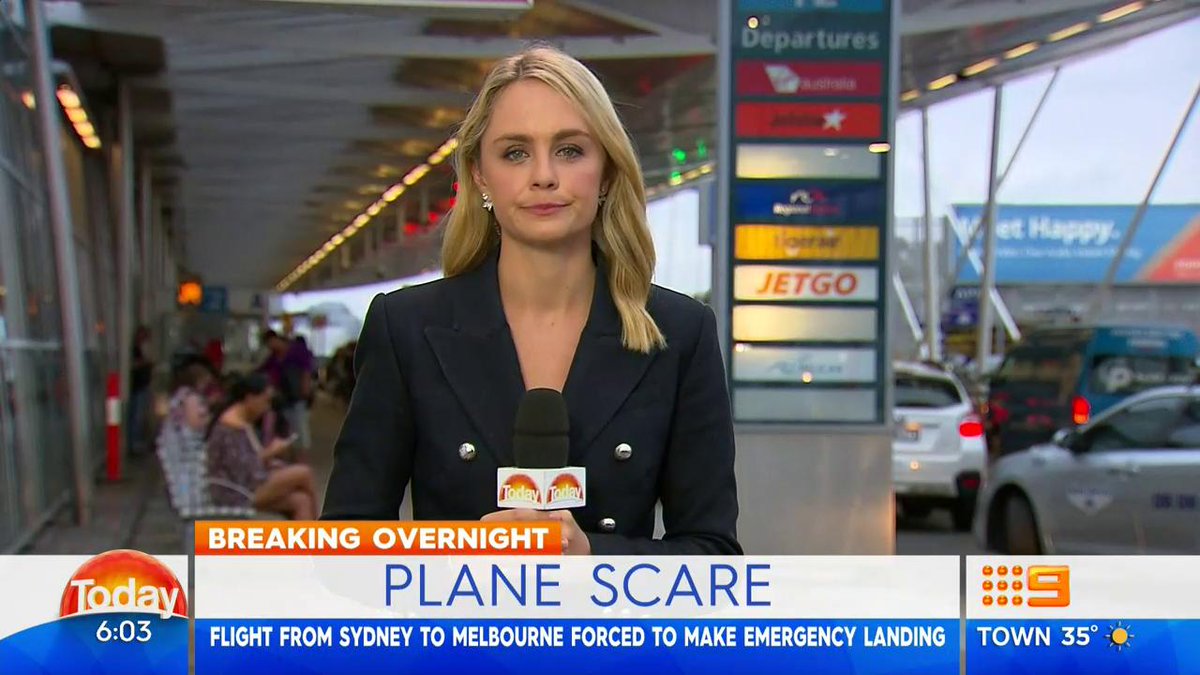 A Melbourne-bound flight has been forced to make an emergency landing in Sydney after a threat on board the plane - leaving passengers stranded on the tarmac for hours.   