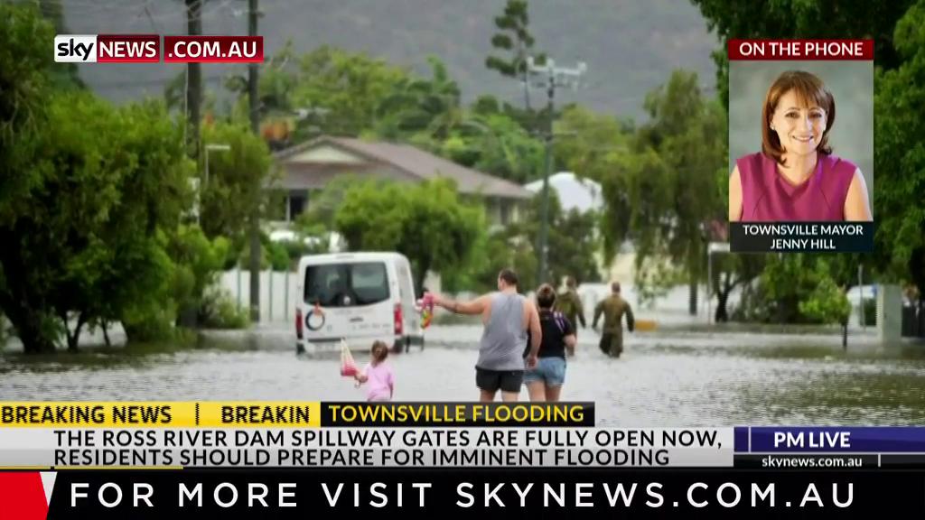 Townsville Mayor @crjennyhill: All we can do  is make sure we've got everyone working together  Our main aim  is to protect human lives.   