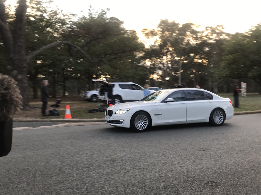 The Prime Minister visits government house to ask the Governor General to call the election for May 18 
