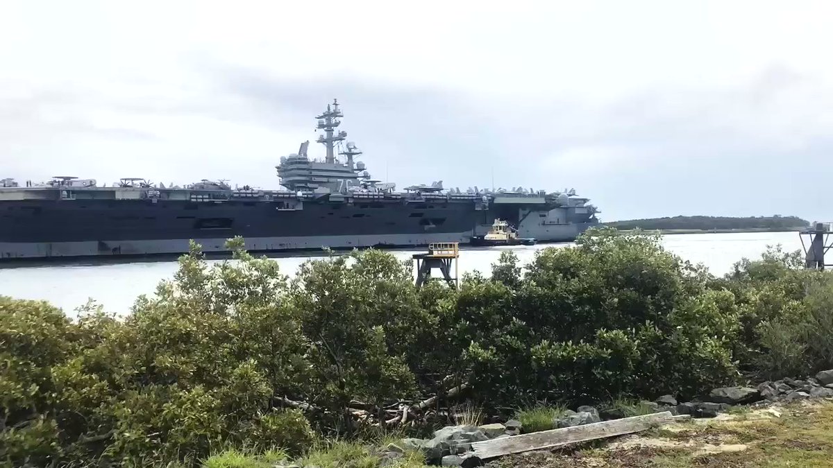 @USPacificFleet's USS Ronald Reagan at Brisbane 