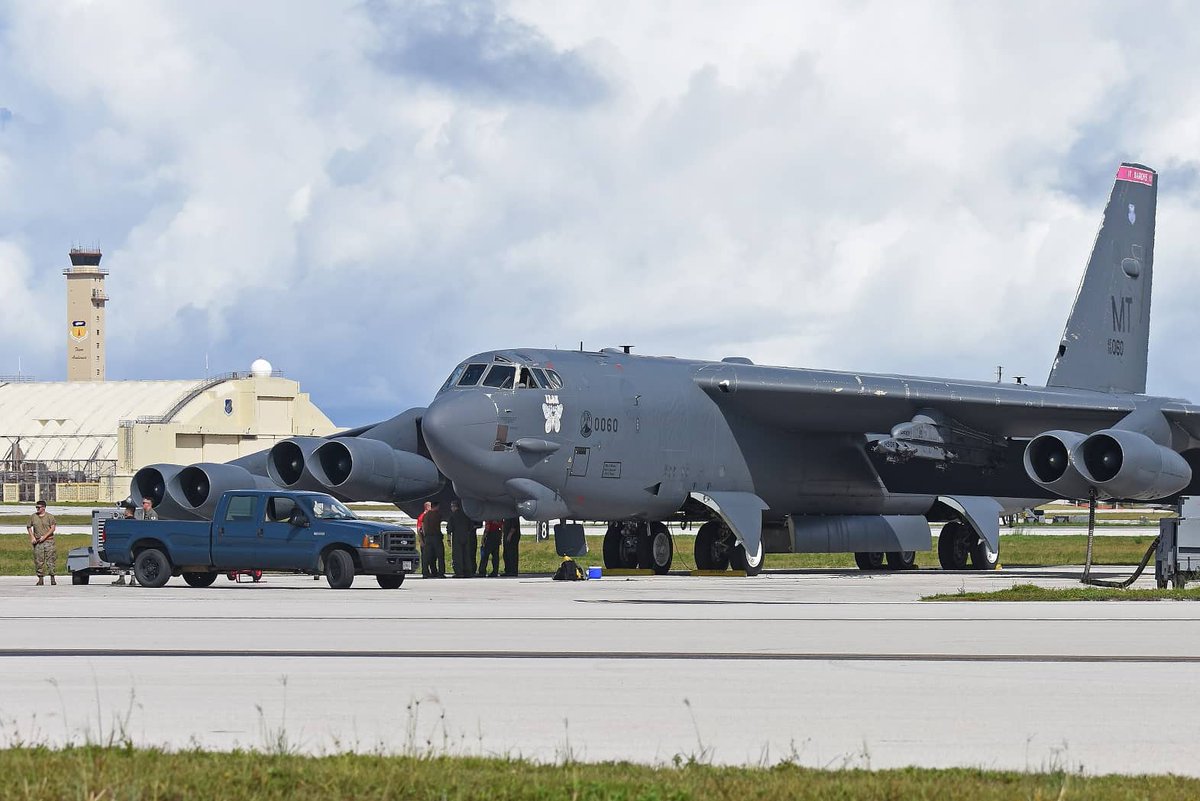 U.S. Air Force deploys Minot's B-52 Stratofortresses to Guam