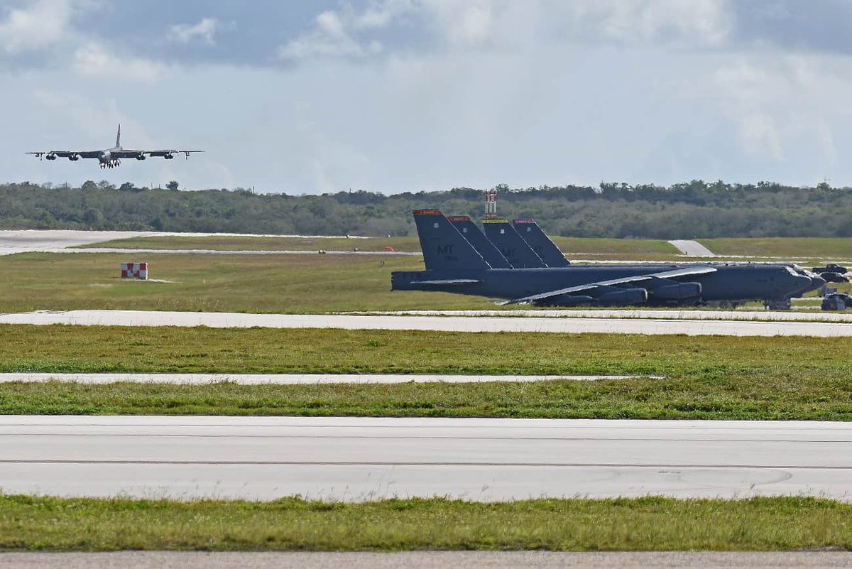 U.S. Air Force deploys Minot's B-52 Stratofortresses to Guam