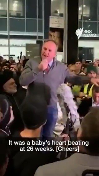 Federal Nationals MP Barnaby Joyce has led thousands of protesters at an anti-abortion rally in Sydney