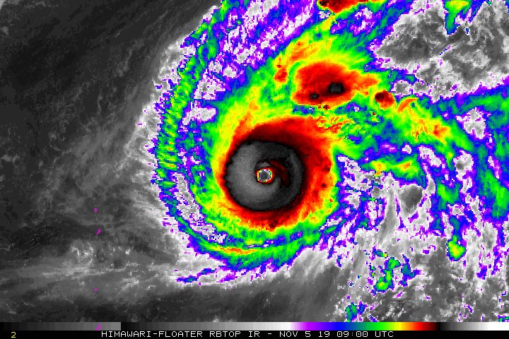 Super Typhoon Halong in the northwest Pacific appears to be one of the strongest storms ever recorded, forecasters say; no threat to land