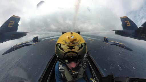 Blue Angels flypast USS Harry S. Truman Strike Group ordered to remain at sea an extra month during coronavirus  pandemic