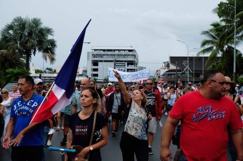 NouvelleCalédonie : plus de 20000 personnes manifestent «contre les blocages et la violence manifestation nickel Vale