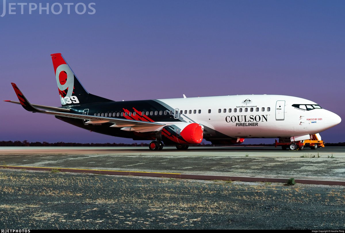 Reports that a Boeing 737-300 (N619SW) has crashed during a fire fighting mission in southern Australia.  The aircraft involved belong to Coulson Aviation and is 27 years old.  According to media the pilots have been taken to hospital