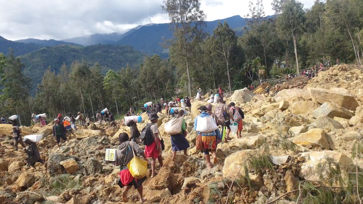 Papua New Guinea national disaster centre said that Friday's landslide buried more than 2,000 people