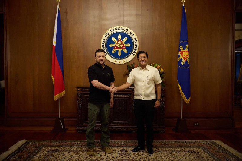 Prezydent Ukrainy Zełenski przybył na Filipiny