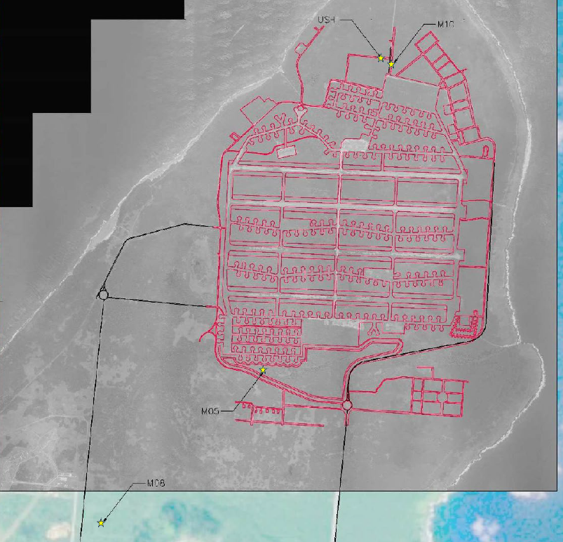 A new map has been released for North Field's construction on Tinian. By first count, around 250 keyholes for aircraft across five square miles of Tinian's Military Lease Area. This is nothing short of a behemoth