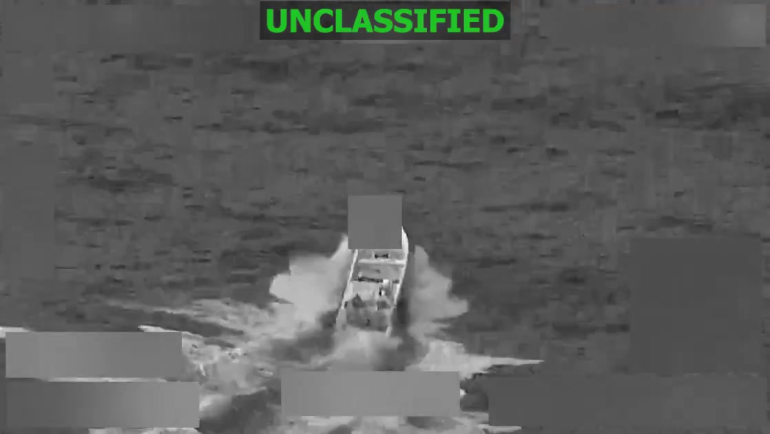 SOUTHCOM: On Feb. 5, at the direction of #SOUTHCOM Commander Gen. Francis L. Donovan, Joint Task Force Southern Spear conducted a lethal kinetic strike on a vessel operated by Designated Terrorist Organizations. Intelligence confirmed the vessel was transiting along known narco-trafficking routes in the Eastern Pacific and was engaged in narco-trafficking operations. Two narco-terrorists were killed during this action. No U.S. military forces were harmed. 