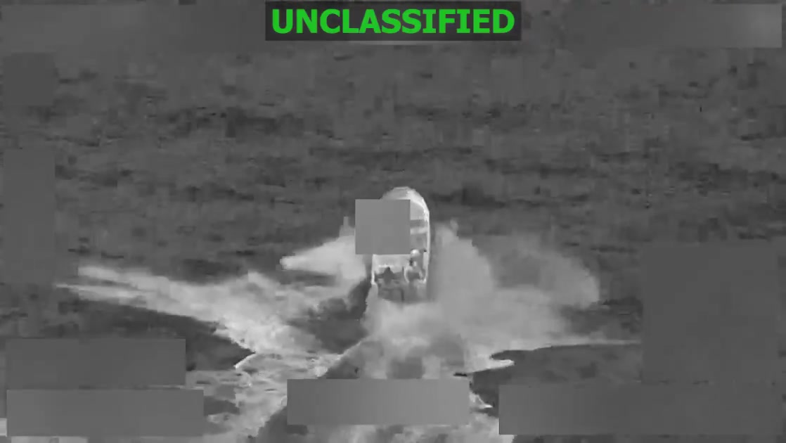 SOUTHCOM: On Feb. 5, at the direction of #SOUTHCOM Commander Gen. Francis L. Donovan, Joint Task Force Southern Spear conducted a lethal kinetic strike on a vessel operated by Designated Terrorist Organizations. Intelligence confirmed the vessel was transiting along known narco-trafficking routes in the Eastern Pacific and was engaged in narco-trafficking operations. Two narco-terrorists were killed during this action. No U.S. military forces were harmed. 